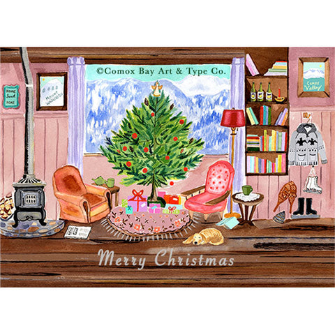 Cozy Cabin - Merry Christmas